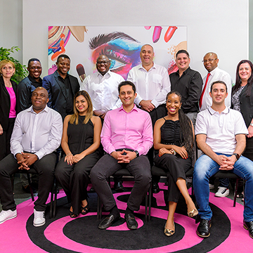 Signature Cosmetics team celebration
