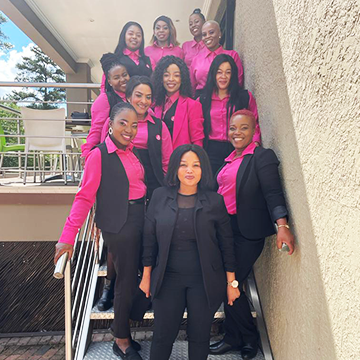 Signature Cosmetics team at corporate event